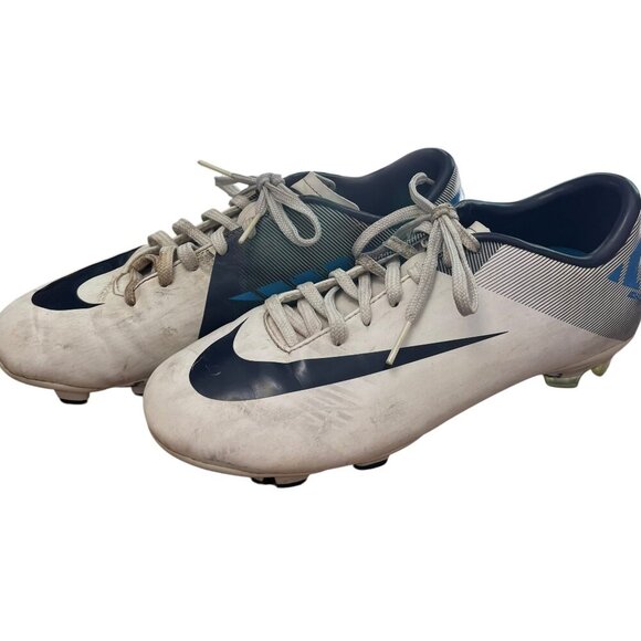 NIKE Girls Cleats SIGNED by JOY FAWCETT #14 Size 6.5 - Picture 4 of 9